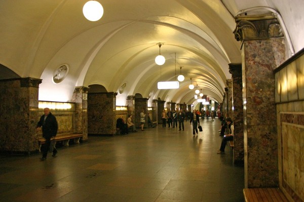 Dinamo metro station, Moscow 