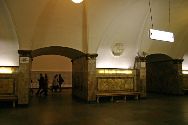 Dinamo-Metrobahnhof in Moskau 
