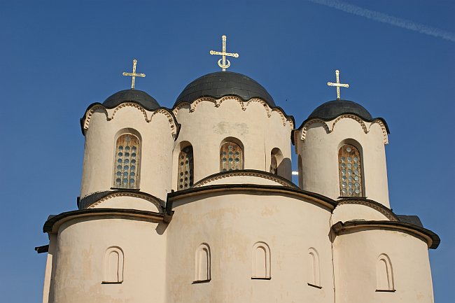 Saint Nicholas Cathedral at Yaroslav's Court 1113-23, Novgorod, Novgorod oblast, Northwestern Federal District, Russia 