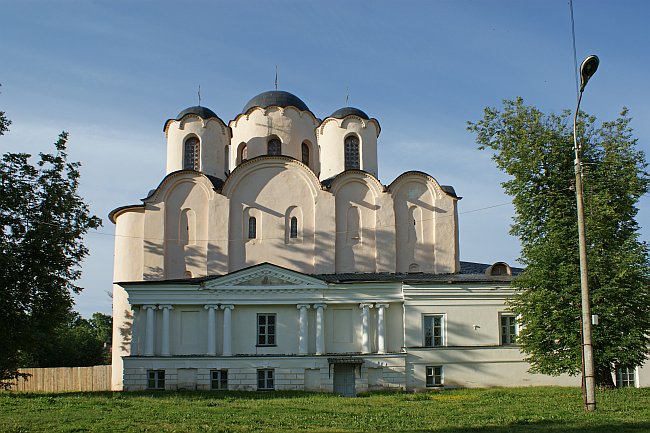 Saint Nicholas Cathedral at Yaroslav's Court 1113-23, Novgorod, Novgorod oblast, Northwestern Federal District, Russia 