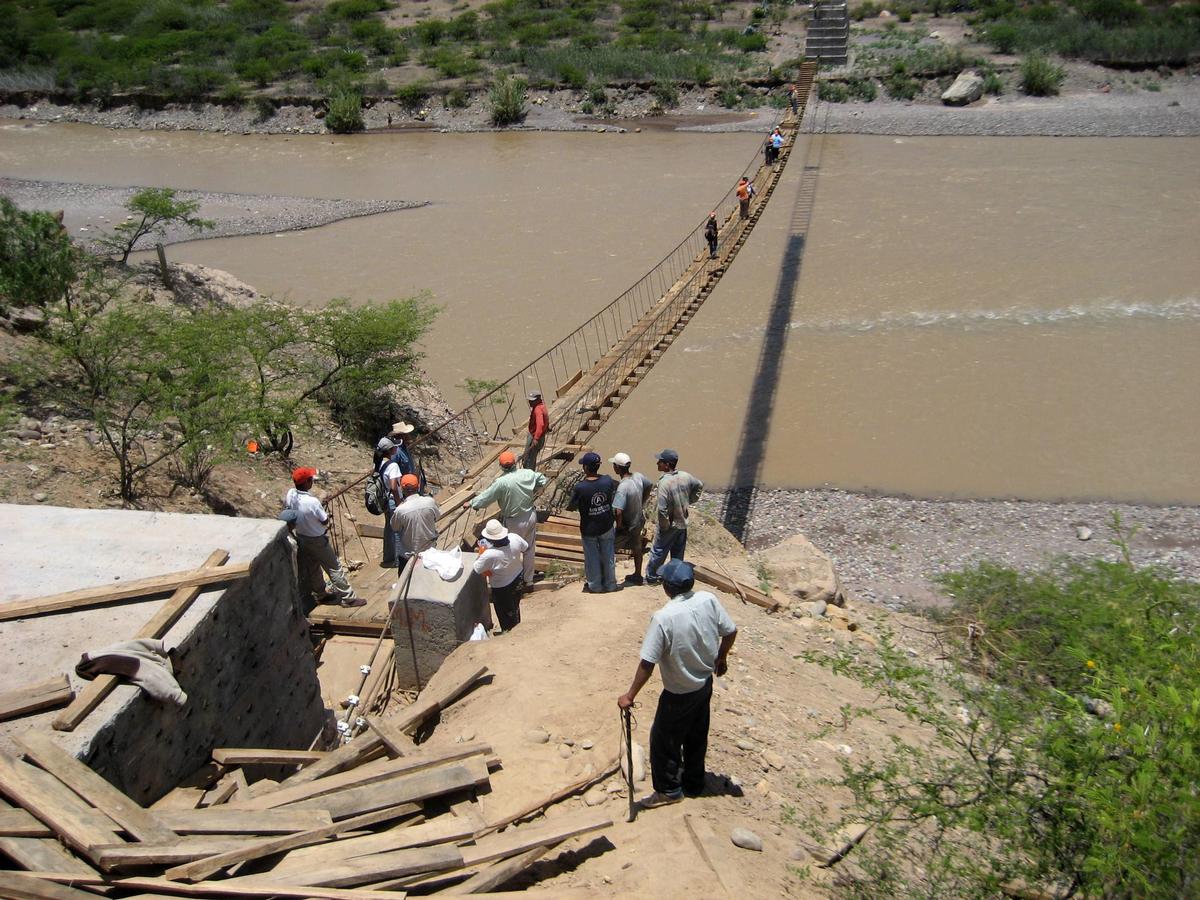 Pont de Chaypara au Pérou 