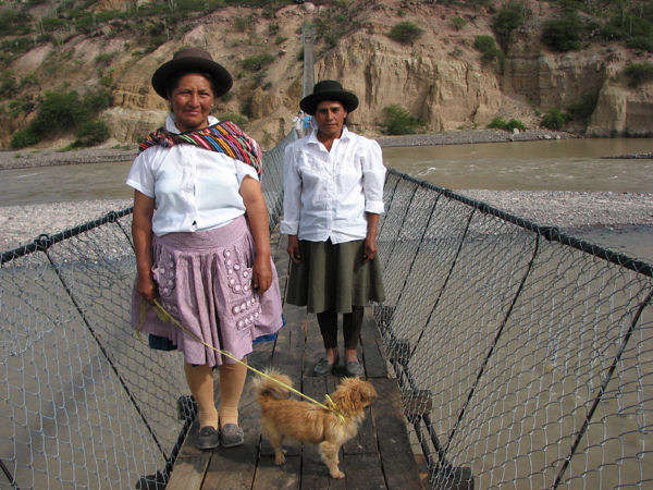 Pont de Chaypara au Pérou 