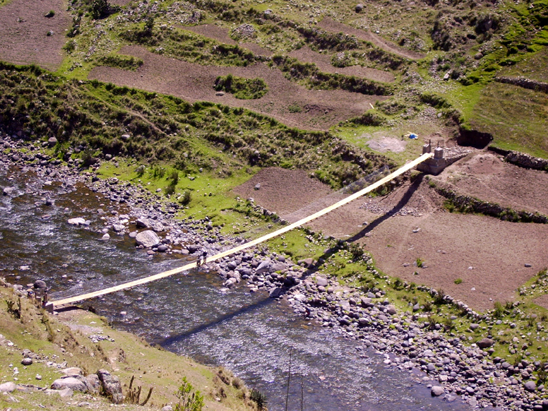 Pont de Collpatomaico au Pérou 