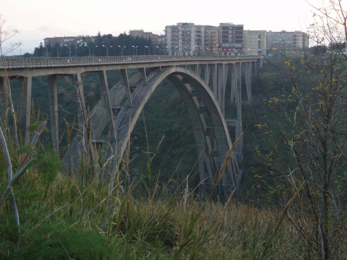 Fausto Bisantis Bridge on Fiumarella River, Catanzaro, Calabria, Italy 