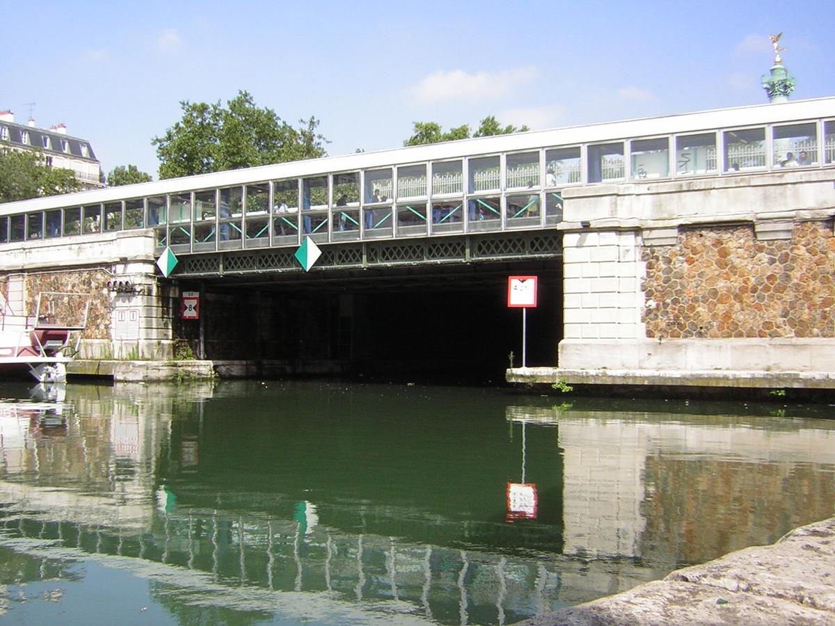 Saint-Martin-Kanal – Gewölbe über den Kanal Saint-Martin 