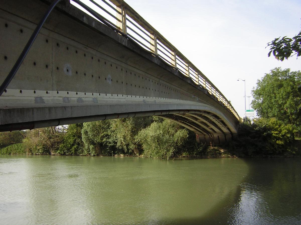 Pont d'Esbly (77) sur la Marne (Pont de la Libération) 