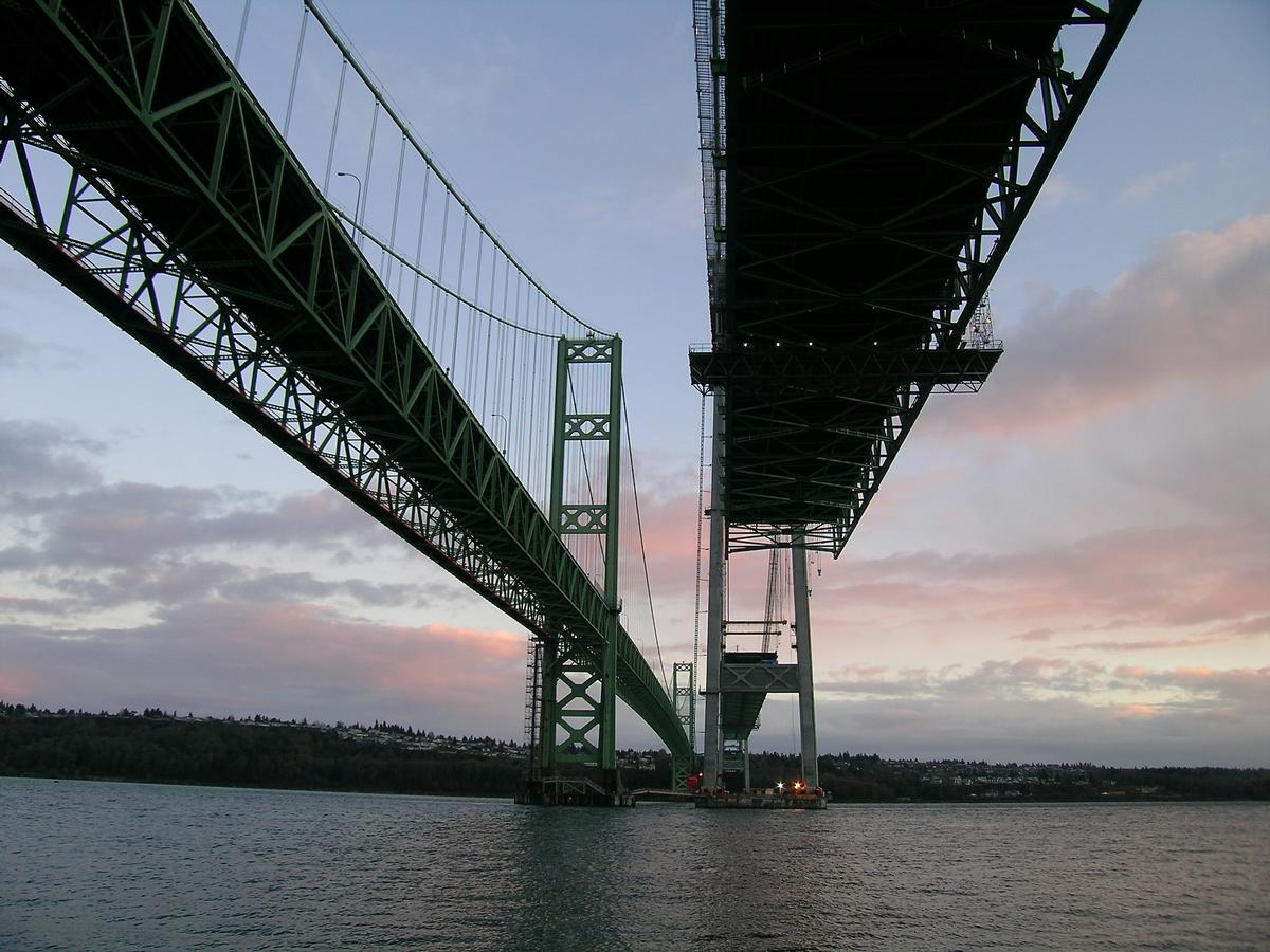 New Tacoma Narrows Bridge Construction 
