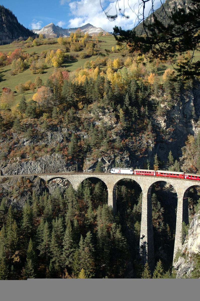 Viaduc du Landwasser, Filisur, Suisse 
