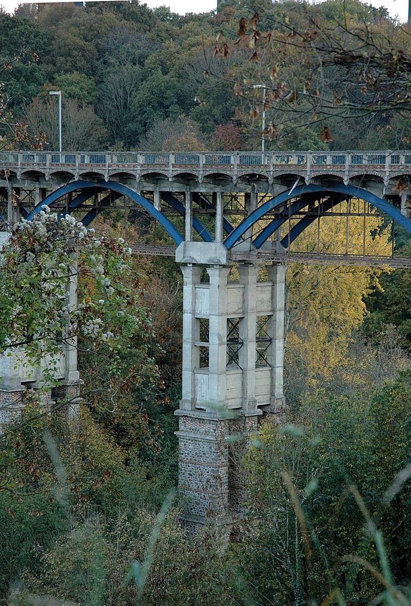 Toupin viaduct, Saint Brieuc. Louis Harel de la Noë typical design 