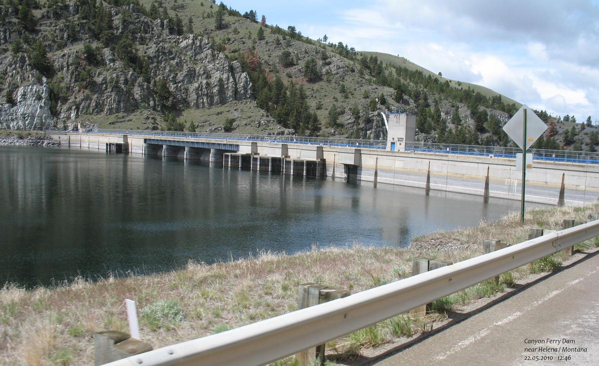 Canyon Ferry Dam bei Helena / Montana 
