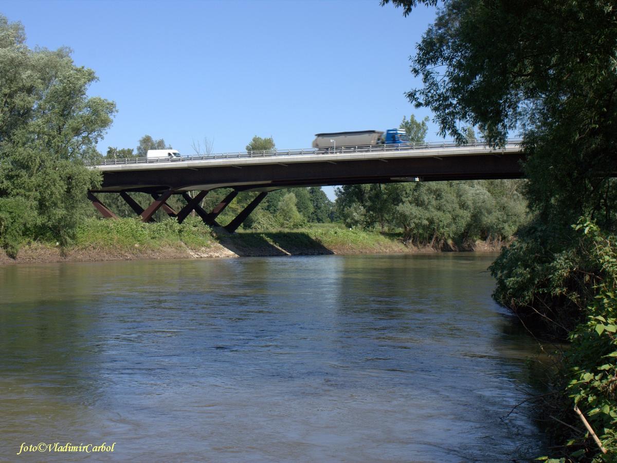 D1 Motorway Bridge crossing Odra River near Bohumín 