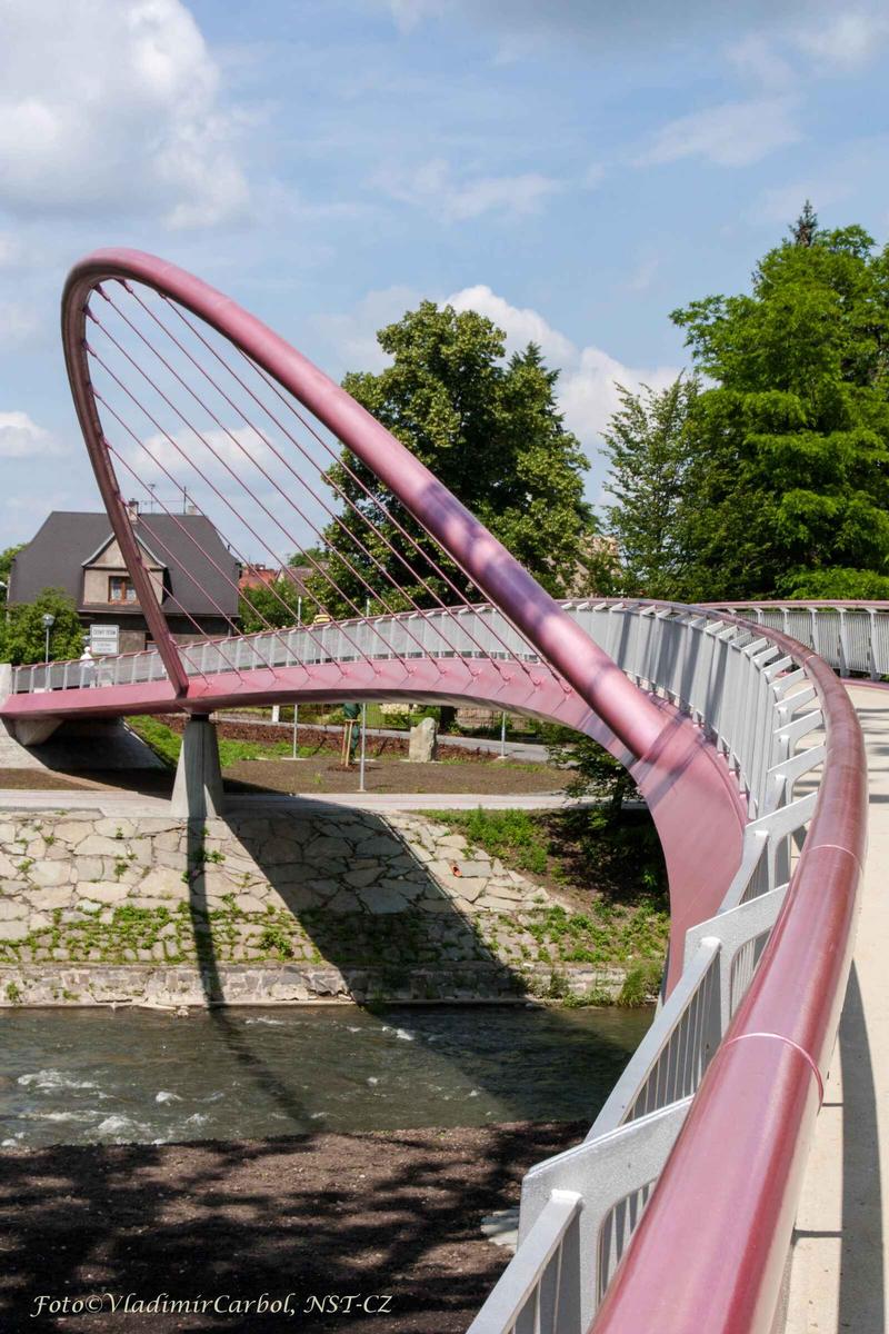 Bicycle and Pedestrian Bridge in Český Těšín 