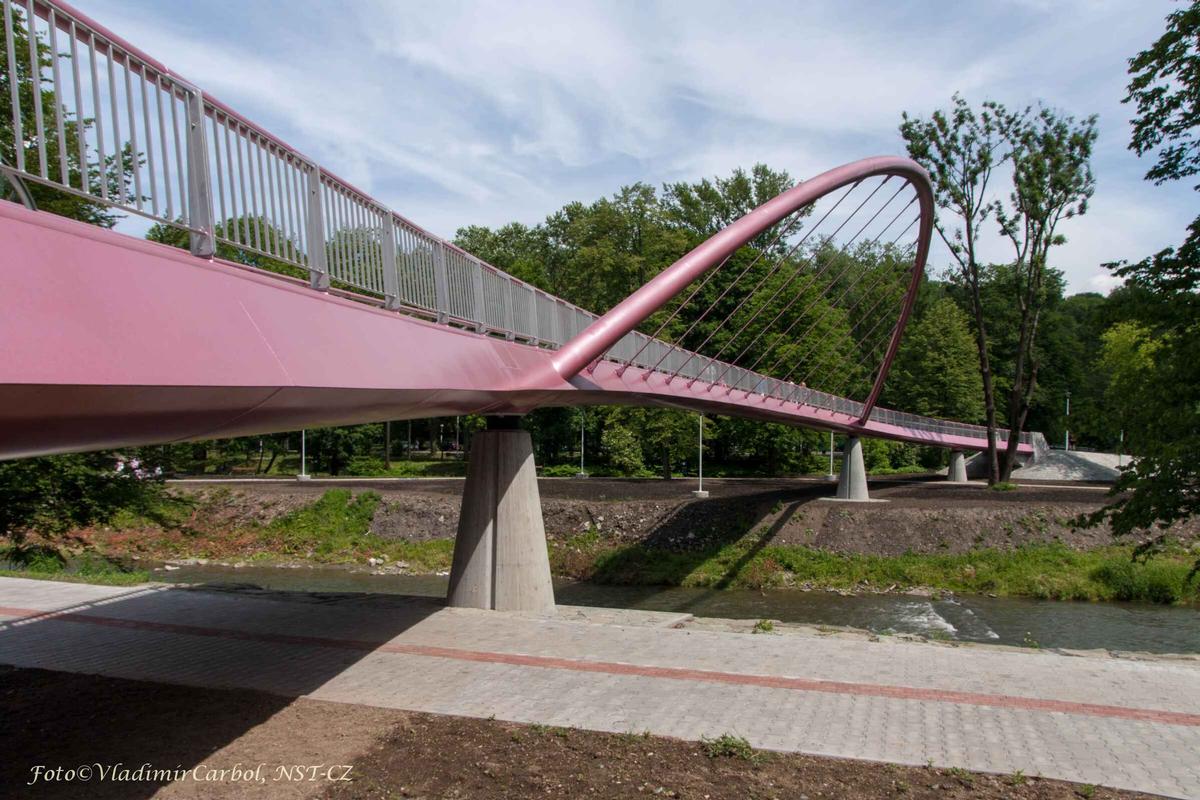 Bicycle and Pedestrian Bridge in Český Těšín 