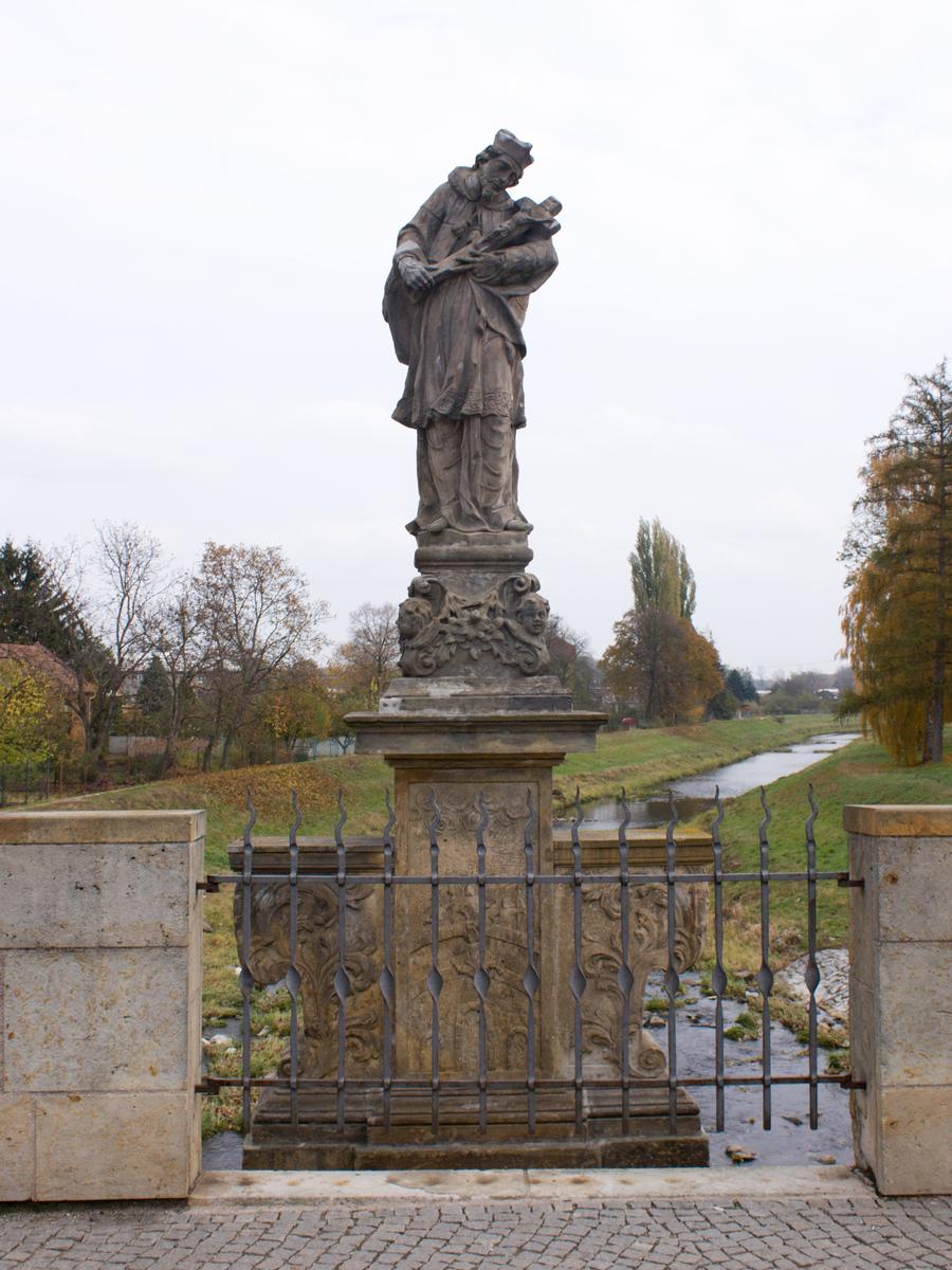 Saint John's Statue on the Bridge in Litovel 