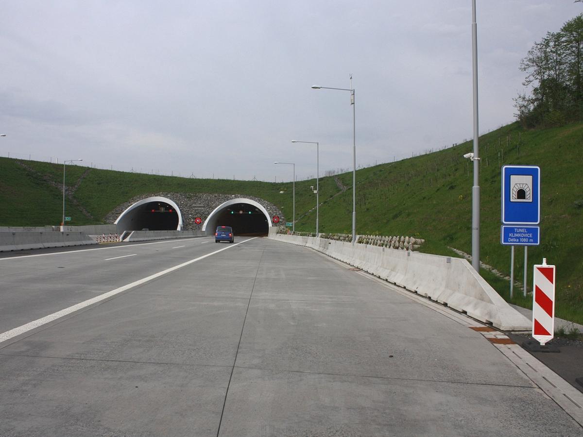 Klimkovice Tunnel - Southwestern portals 