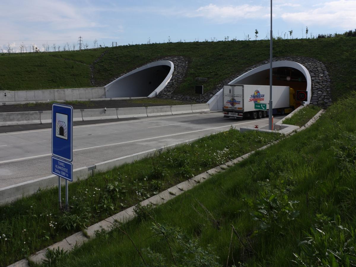 Klimkovice Tunnel - Northeastern portals 