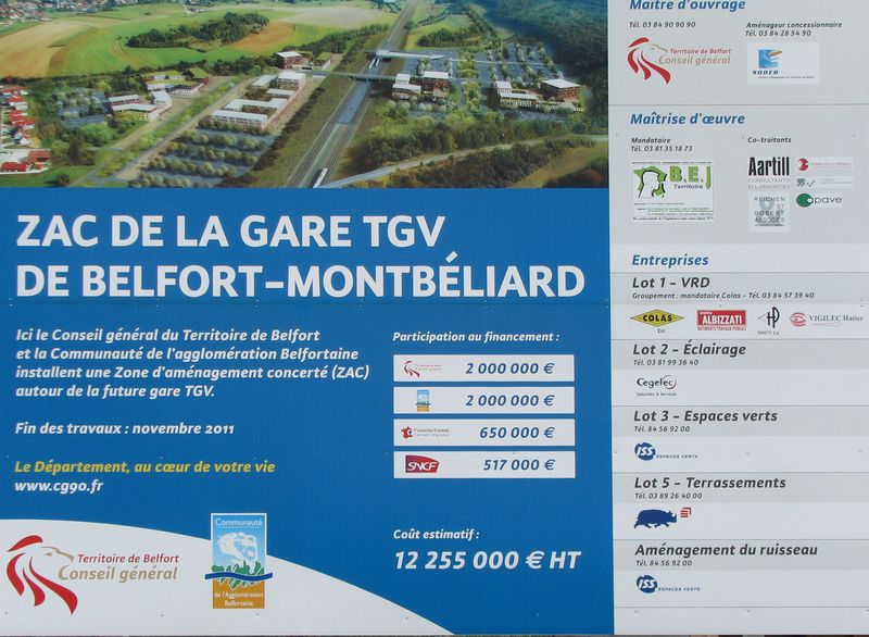TGV Rhein-Rhone – TGV-Bahnhof Belfort-Montbéliard 