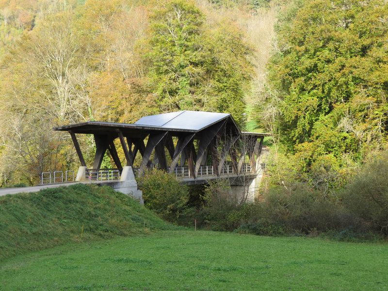 Saint Ursanne Covered Bridge 