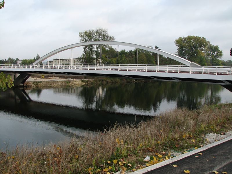 Pont Audincourt-Valentigney. Ouvrage terminé 