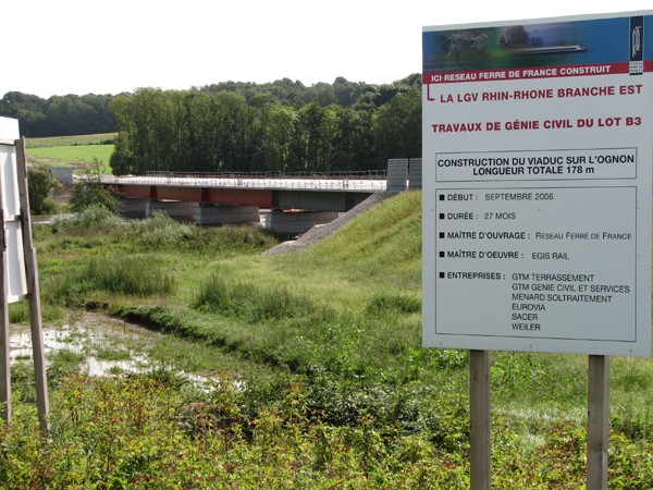 TGV Rhine-Rhone – Ognon Viaduct 