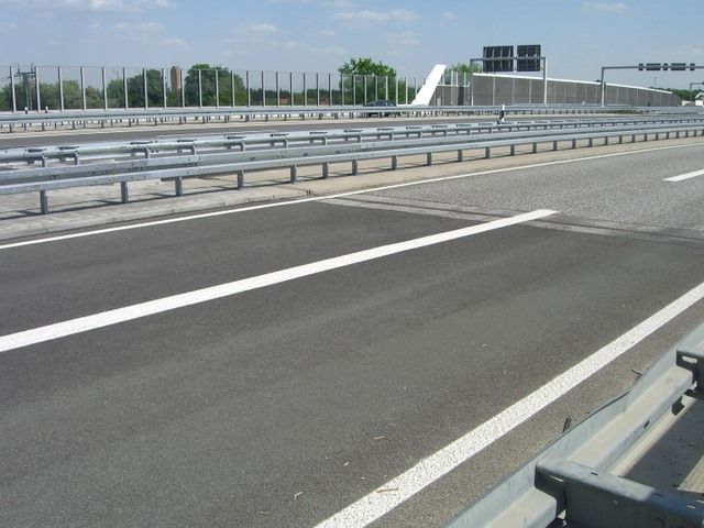 A 113 Brücke / EU BAR in Schönefeld Landkreis Dahme Spreewald im Land Brandenburg 