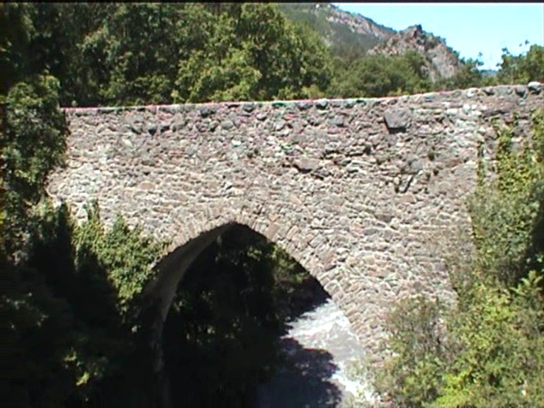 Le Lauzet-Ubaye Roman Bridge 