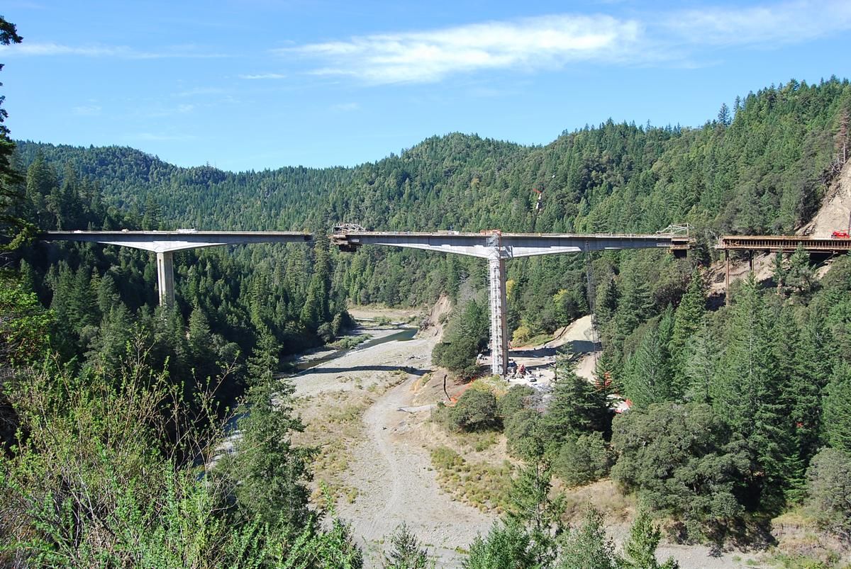 South Fork Eel River Bridge at Confusion Hill 