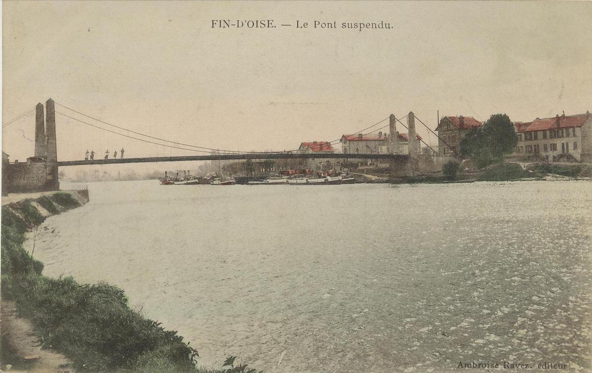 Fin d'Oise Suspension Bridge 