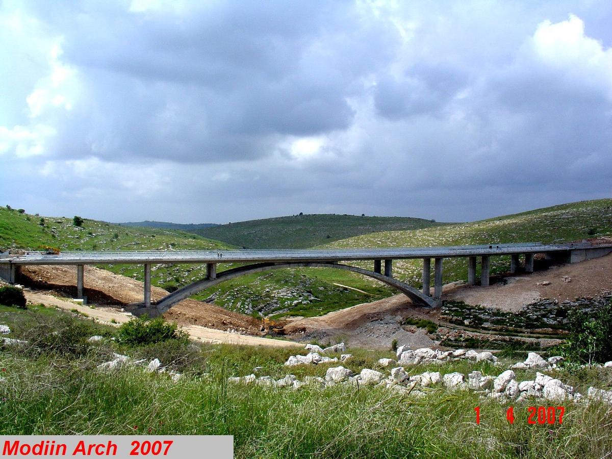 Bogenbrücke Modiin 