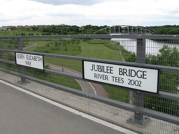 Jubilee Bridge name plates 