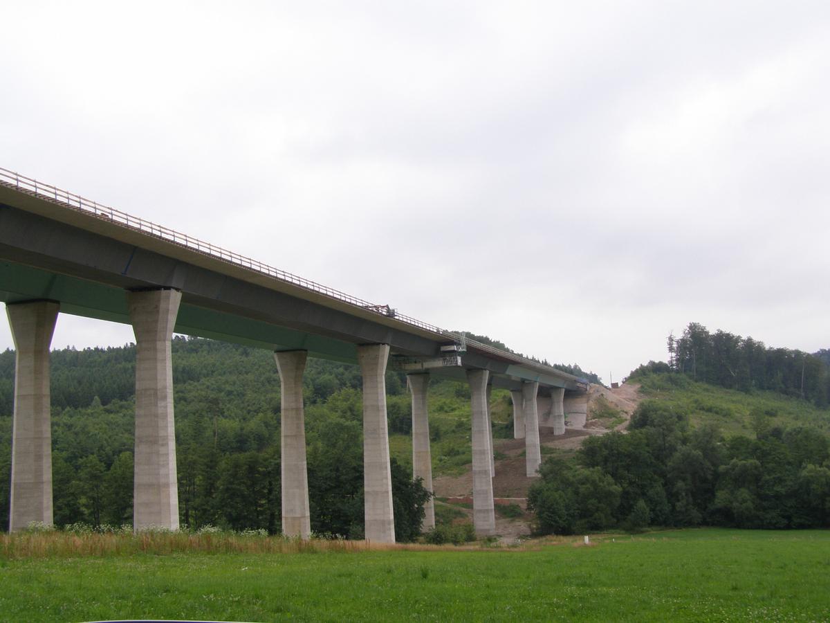 Bau der Dultenaugrabenbrücke (Süd) A 98 