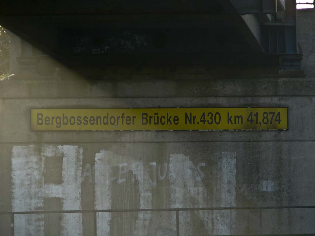 Bergbossendorfer Brücke Nr. 430 km 41,874 