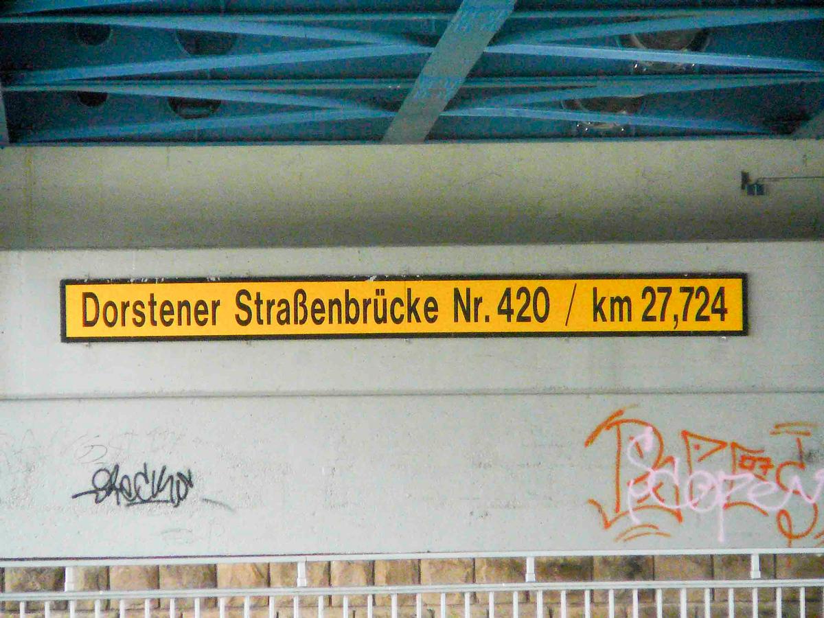 Dorstener Straßenbrücke Nr. 420 km 27,724_1954 