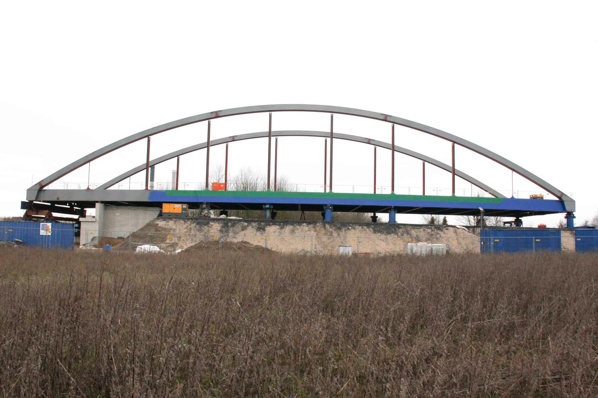 Erstellung der Spellener Brücke Nr. 401 km 2,583 