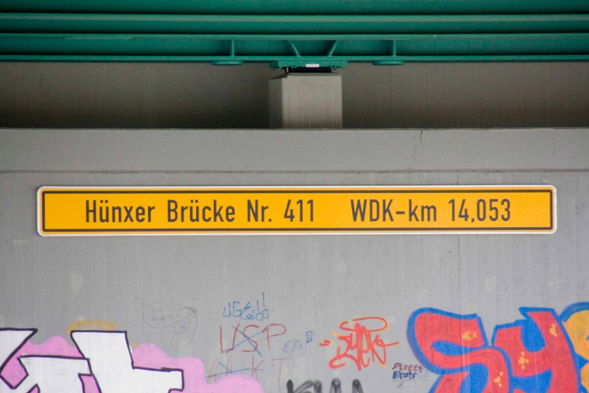 Hünxer Brücke Nr. 411 WDK-km 14,053 