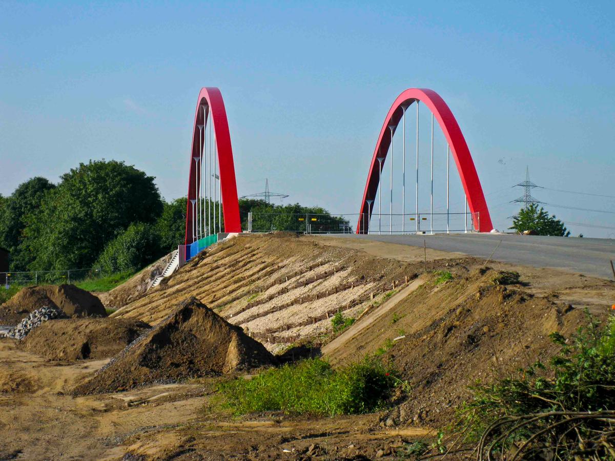 Spellener Brücke Nr. 401 WDK-km 2,583 kurz vor Fertigstellung 