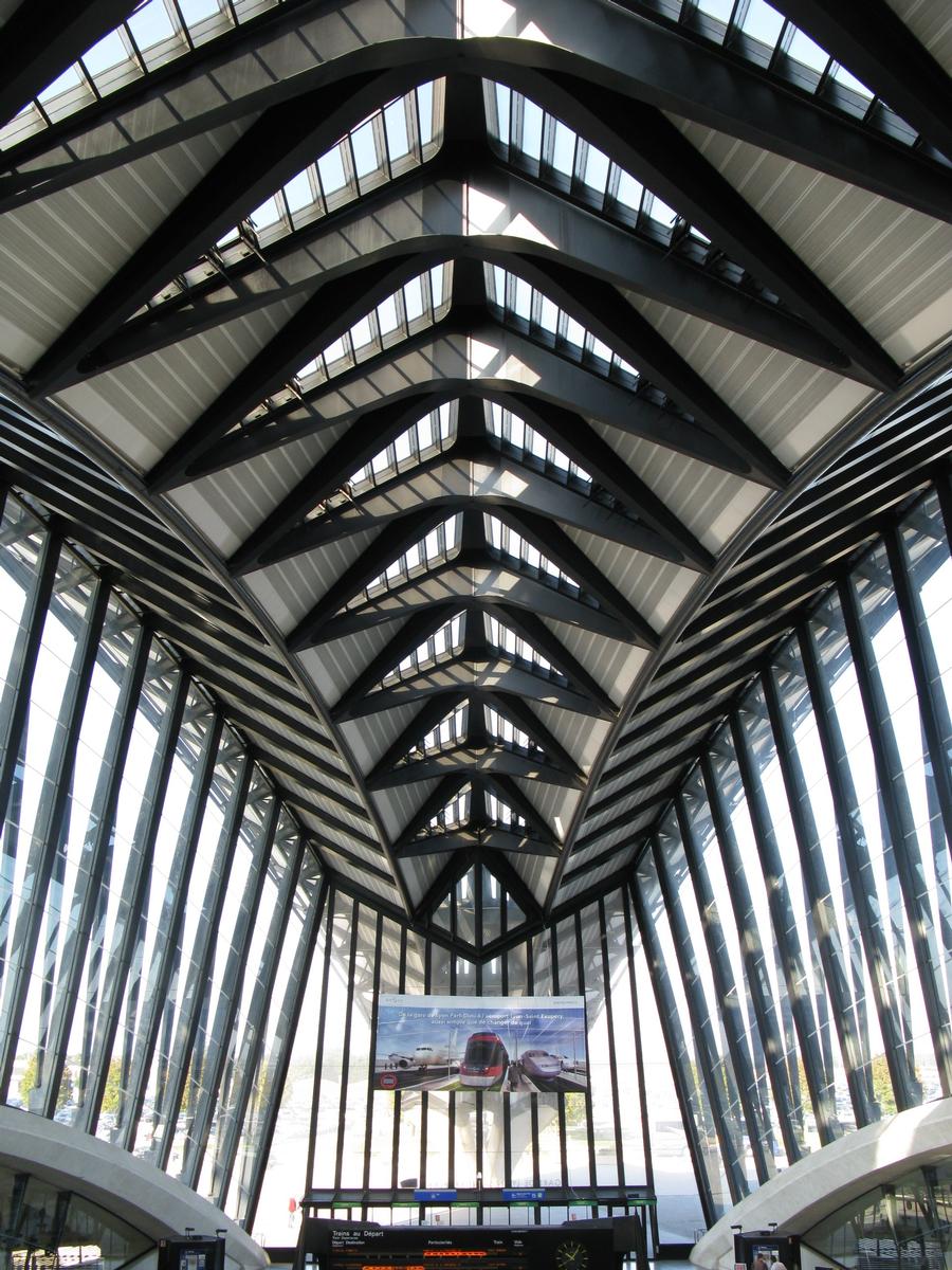 Lyon -St.Exupéry, TGV-Bahnhof 