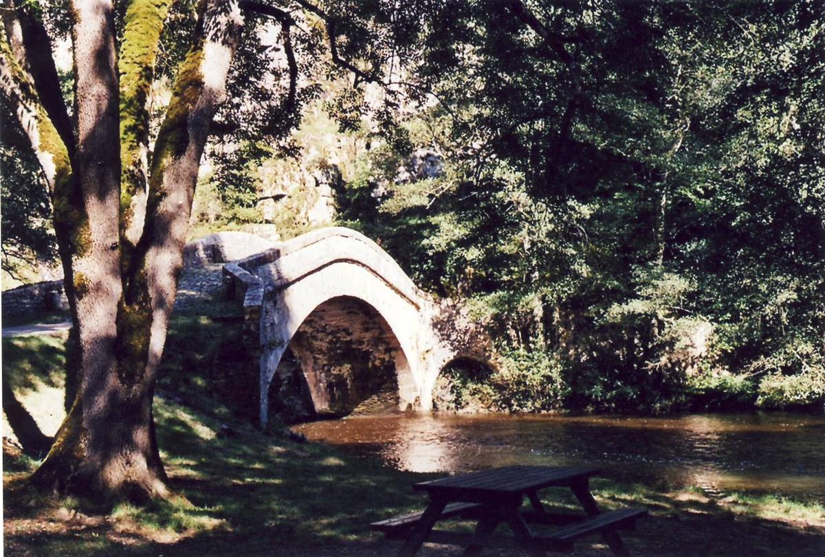 Vieux pont de Pierre-Perthuis 