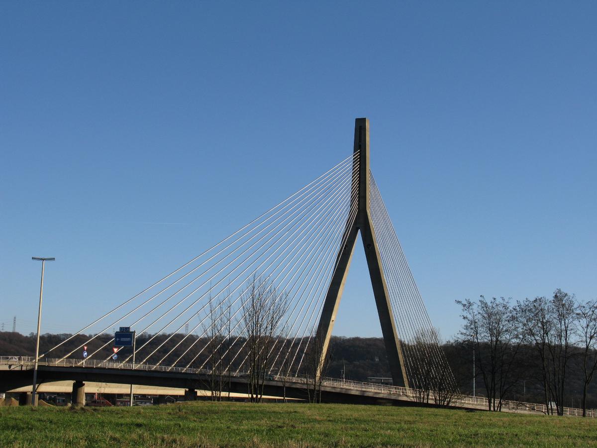 Pont de Wandre, Maas-Brücke, Belgien 