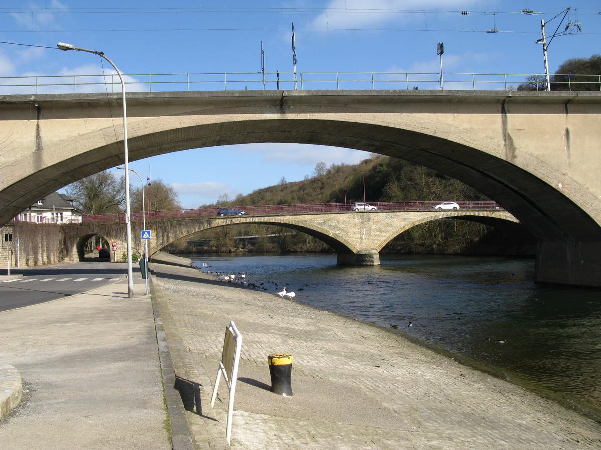 Wasserbillig, Luxembourg, Sauer-Brücke 