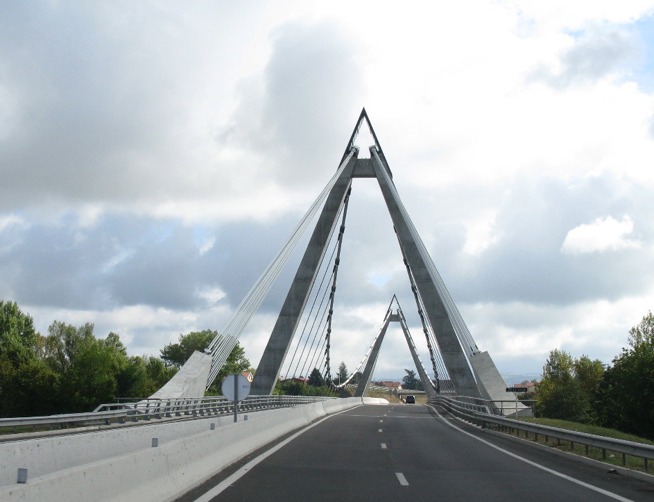 St.Just - St.Rambert, Loire-Brücke 