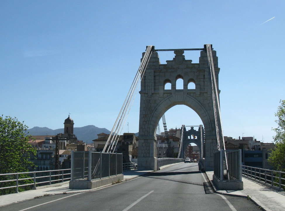 Amposta Suspension Bridge 