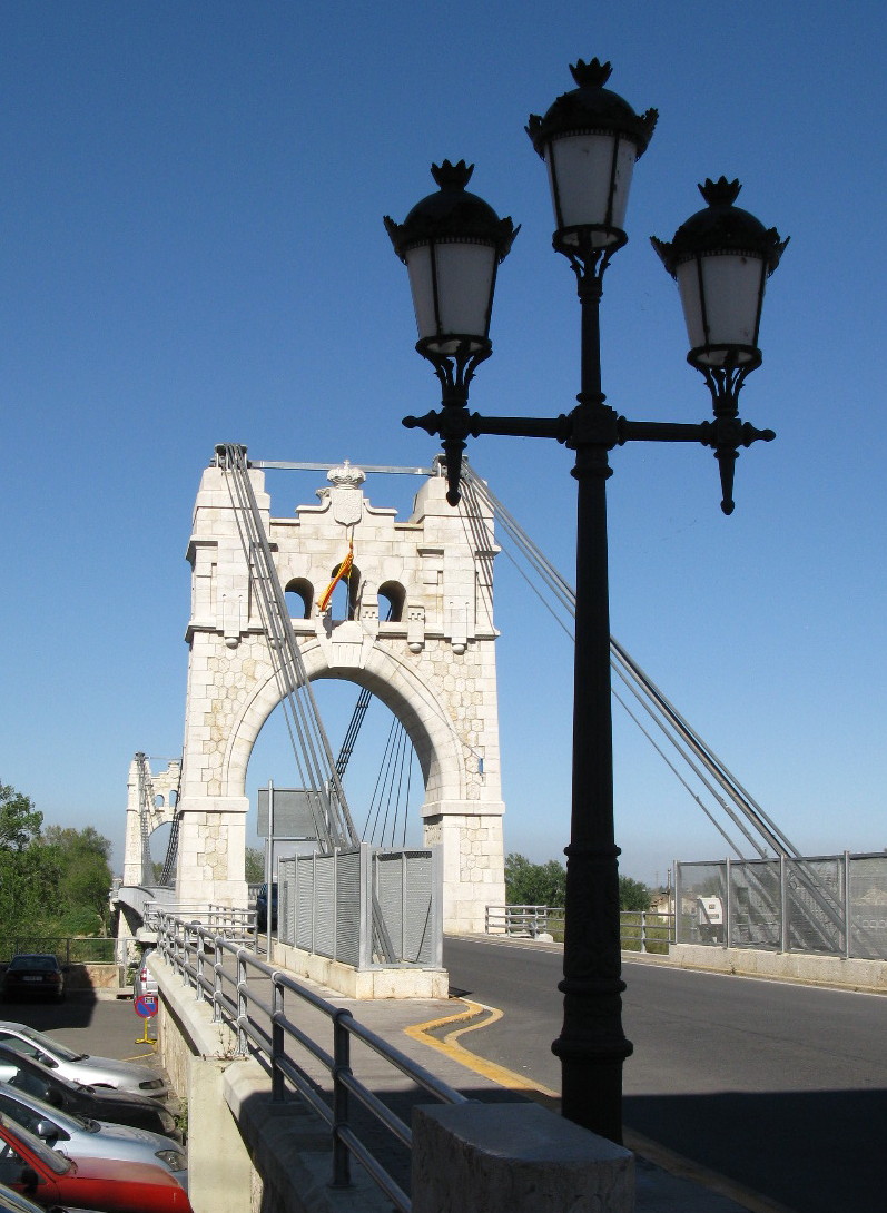 Amposta Suspension Bridge 