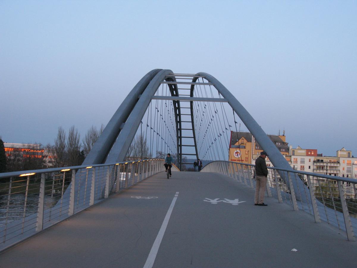 Huningue, Dreiländerbrücke (Passerelle des Trois Pays) 