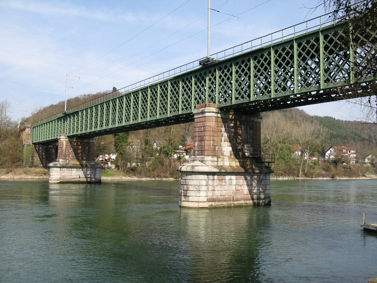 Eisenbahn-Rheinbrücke Koblenz (Aargau) - Waldshut 