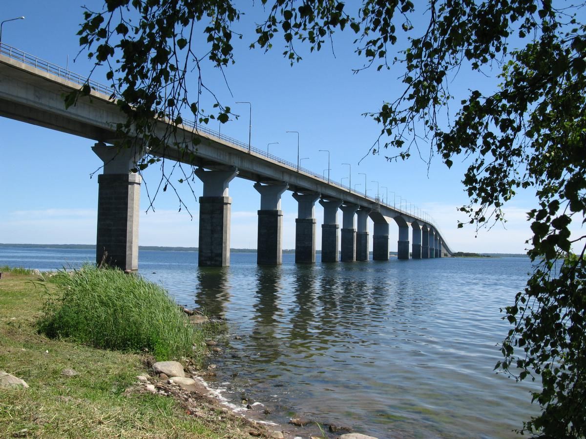 Ölandbrücke von Kalmar aus 
