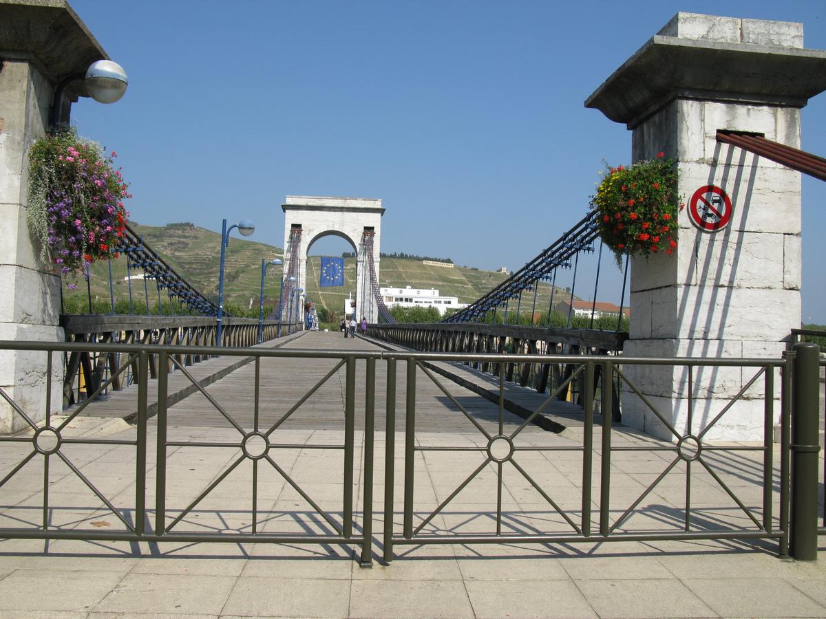 Rhône-Brücke Marc Seguin Tournon - Tain l'Hermitage 