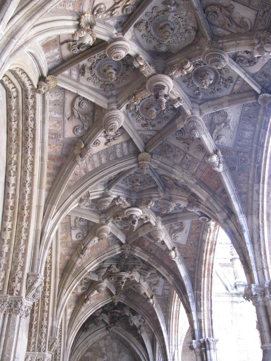 León, Kathedrale, Kreuzgang-Gewölbe 