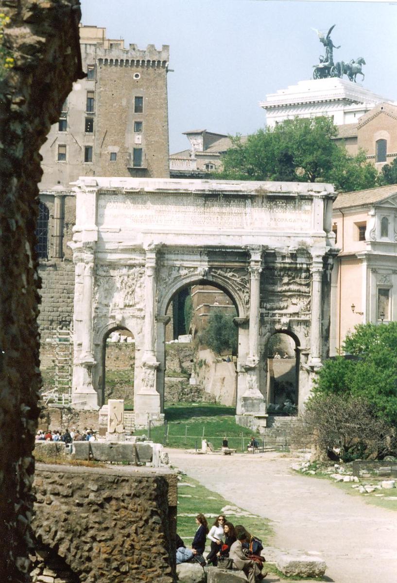 Rom, Forum Romanum, Septimius Severus-Bogen 