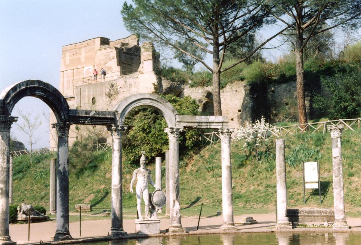 Tivoli, Villa Adriana, Canopo-zur Erinnerung an Hadrians Ägypten-Aufenthalt angelegt Tivoli, Villa Adriana, Canopo -zur Erinnerung an Hadrians Ägypten-Aufenthalt angelegt